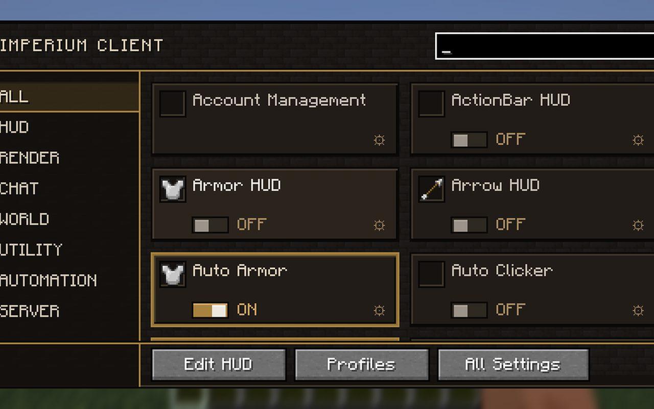 A menu that fits the game